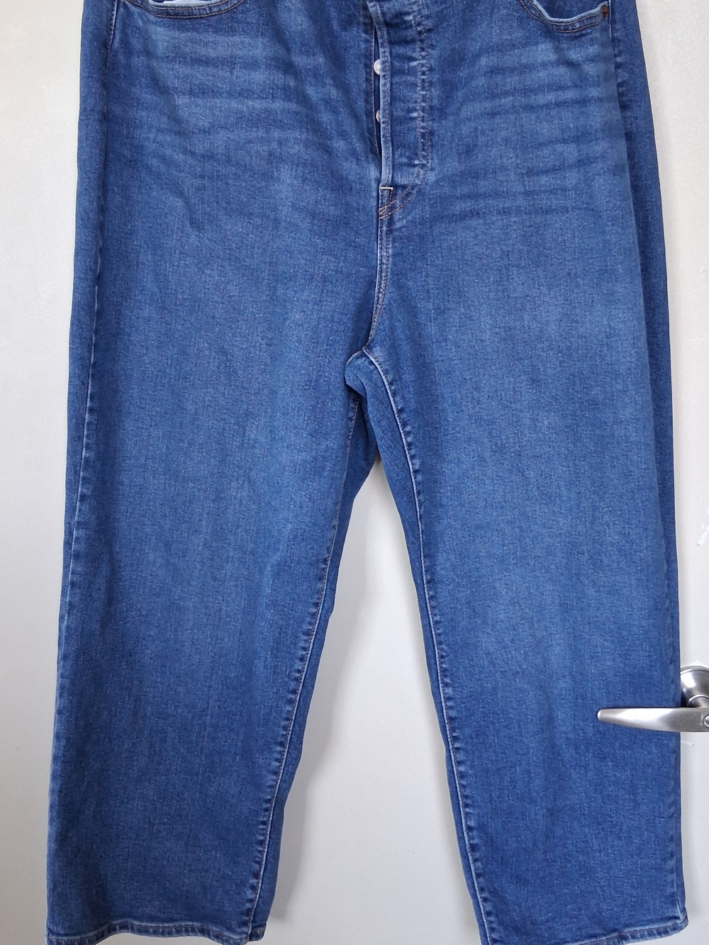 Levi's Blue Classic Straight-Leg Women’s Jeans 301